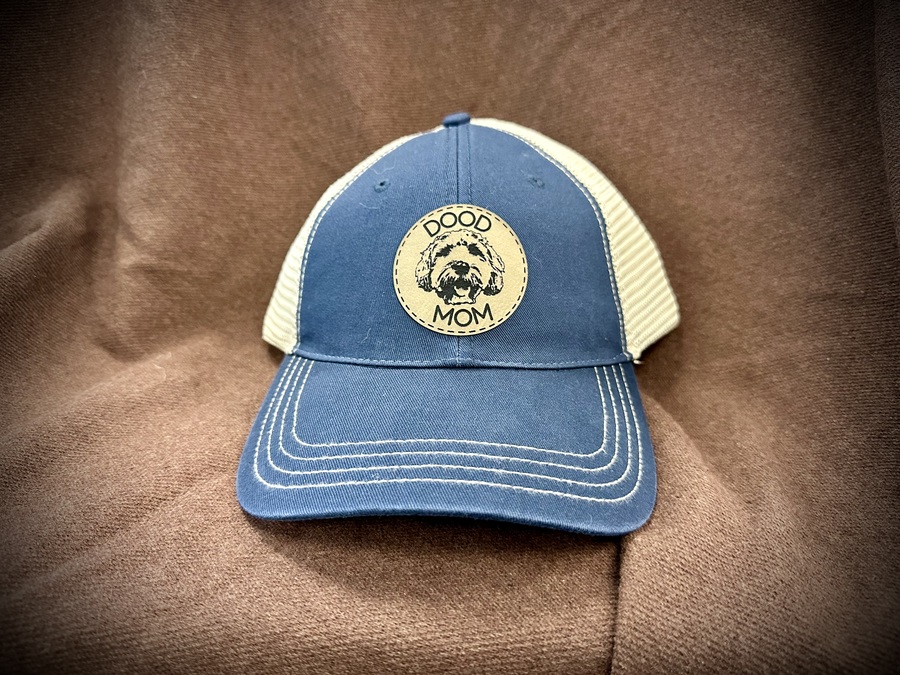 Dood Mom Laser Cut Patch Hat - Navy