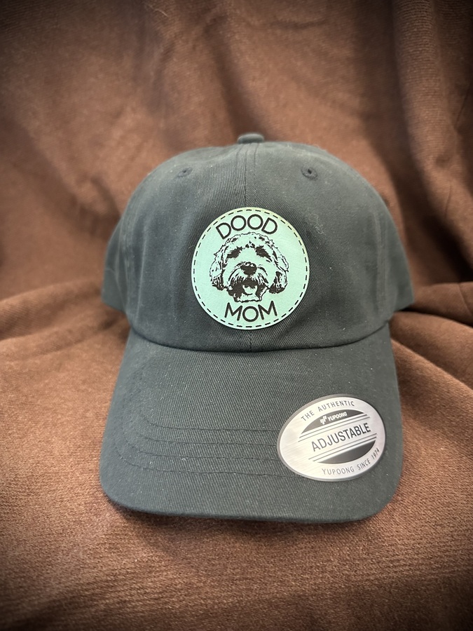 Dood Mom Laser Cut Patch Hat - Black