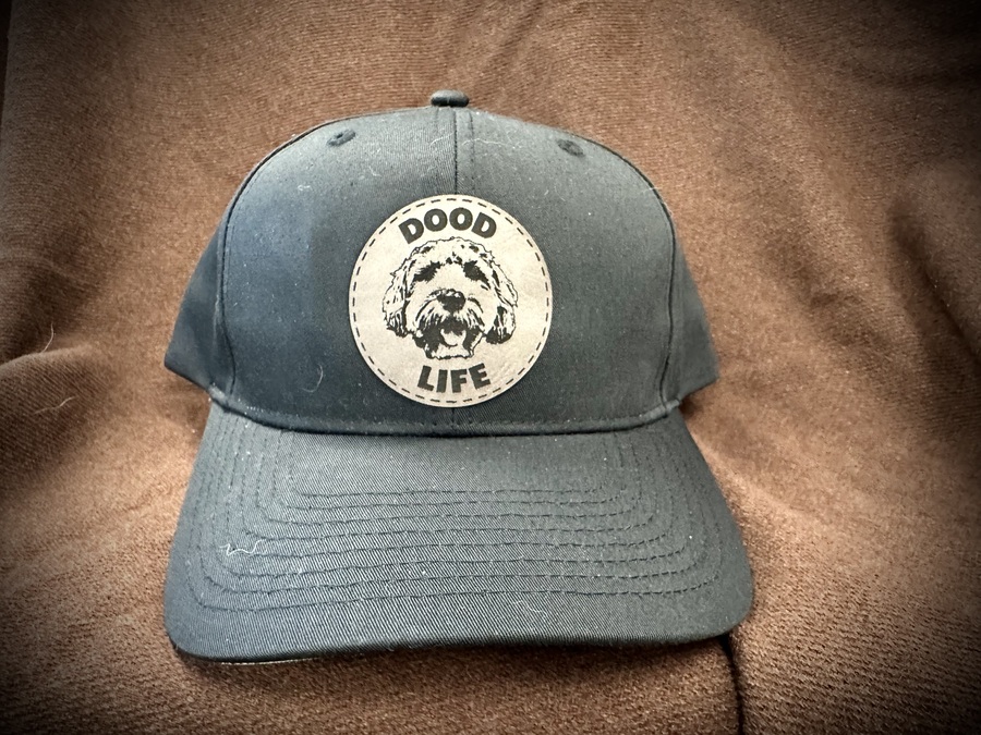 Dood Life Laser Cut Patch Hat - Black